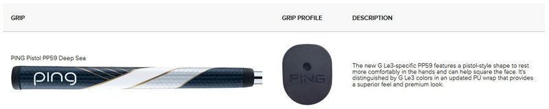 PING G Le3 Anser dámsky putter