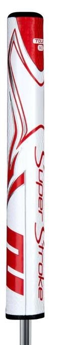 SuperStroke Zenergy Tour 3.0 putter grip, bielo/červená