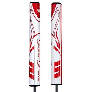 SuperStroke Zenergy Tour 3.0 putter grip, bielo/červená