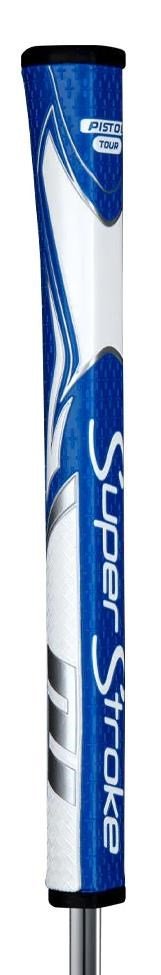 SuperStroke Zenergy Pistol GT Tour putter grip, modrý/biely