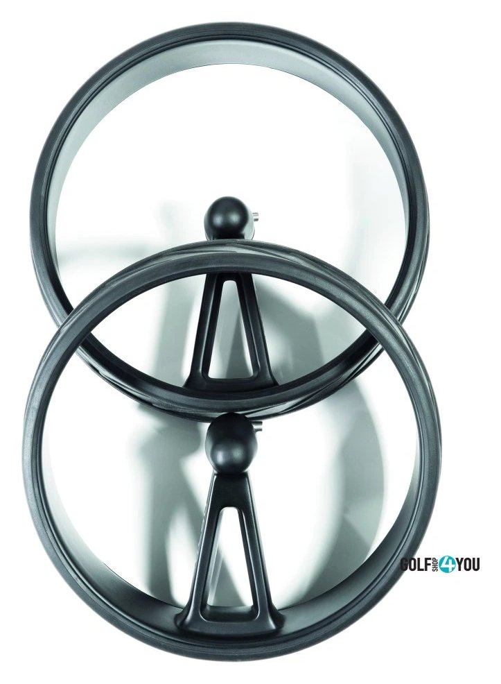 JuCad Complete Wheel Set (3) pre PHANTOM TITAN elektrické vozíky (ráfiky a pneumatiky), titanový