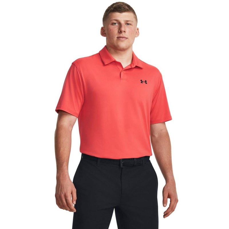 Under Armour T2G pánske polo, venom red