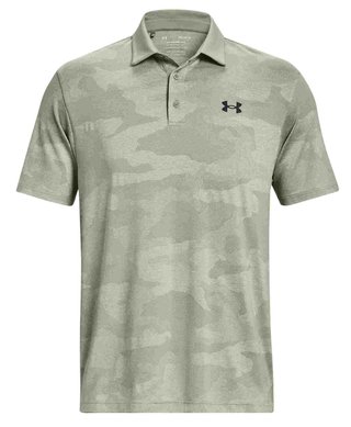 Under Armour Playoff Camo Jacquard pánske polo, grove green