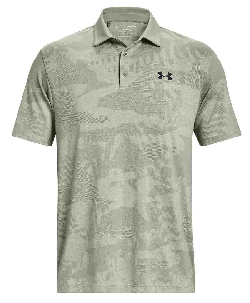 Under Armour Playoff Camo Jacquard pánske polo, grove green