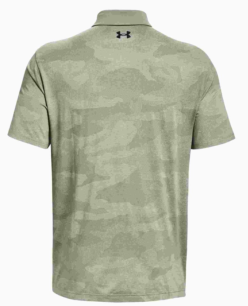 Under Armour Playoff Camo Jacquard pánske polo, grove green