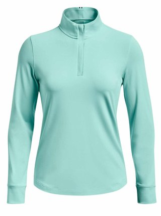 Under Armour Playoff 1/4 Zip dámska mikina, neo turquoise