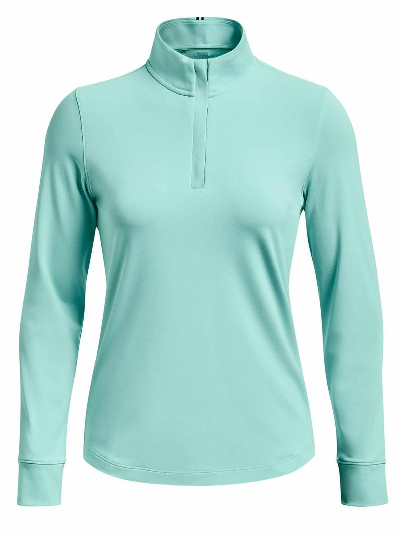 Under Armour Playoff 1/4 Zip dámska mikina, neo turquoise
