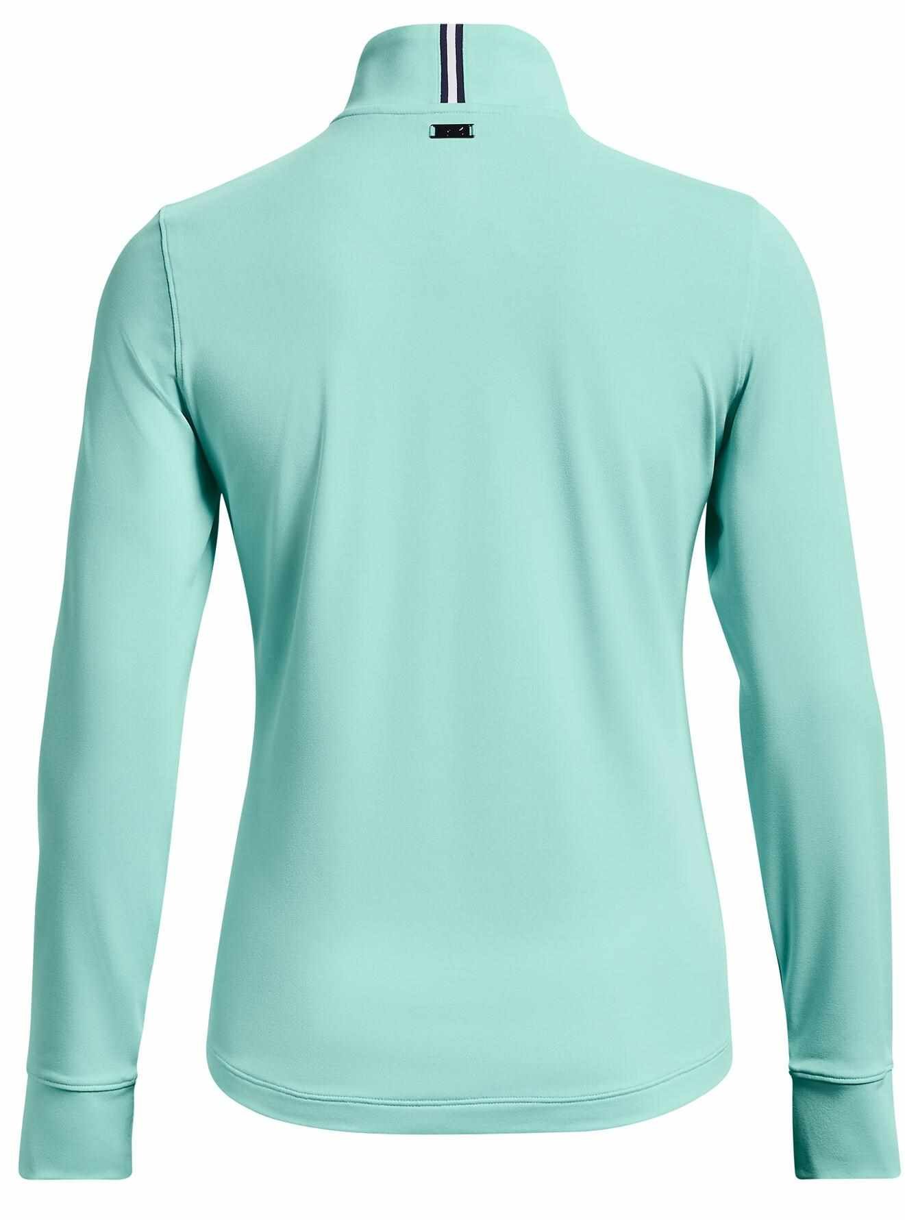 Under Armour Playoff 1/4 Zip dámska mikina, neo turquoise