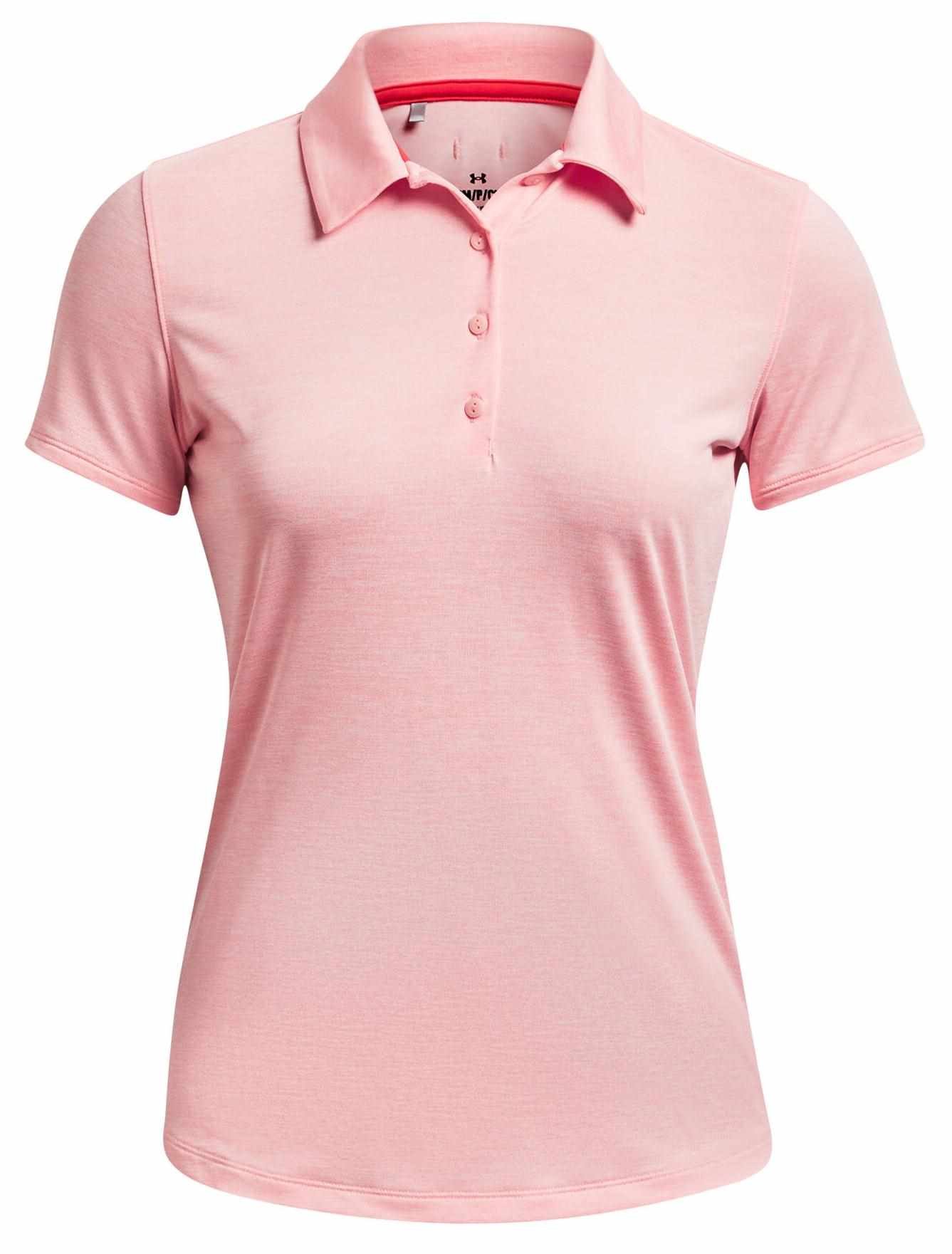 Under Armour Zinger Playoff dámske polo, pink fizz