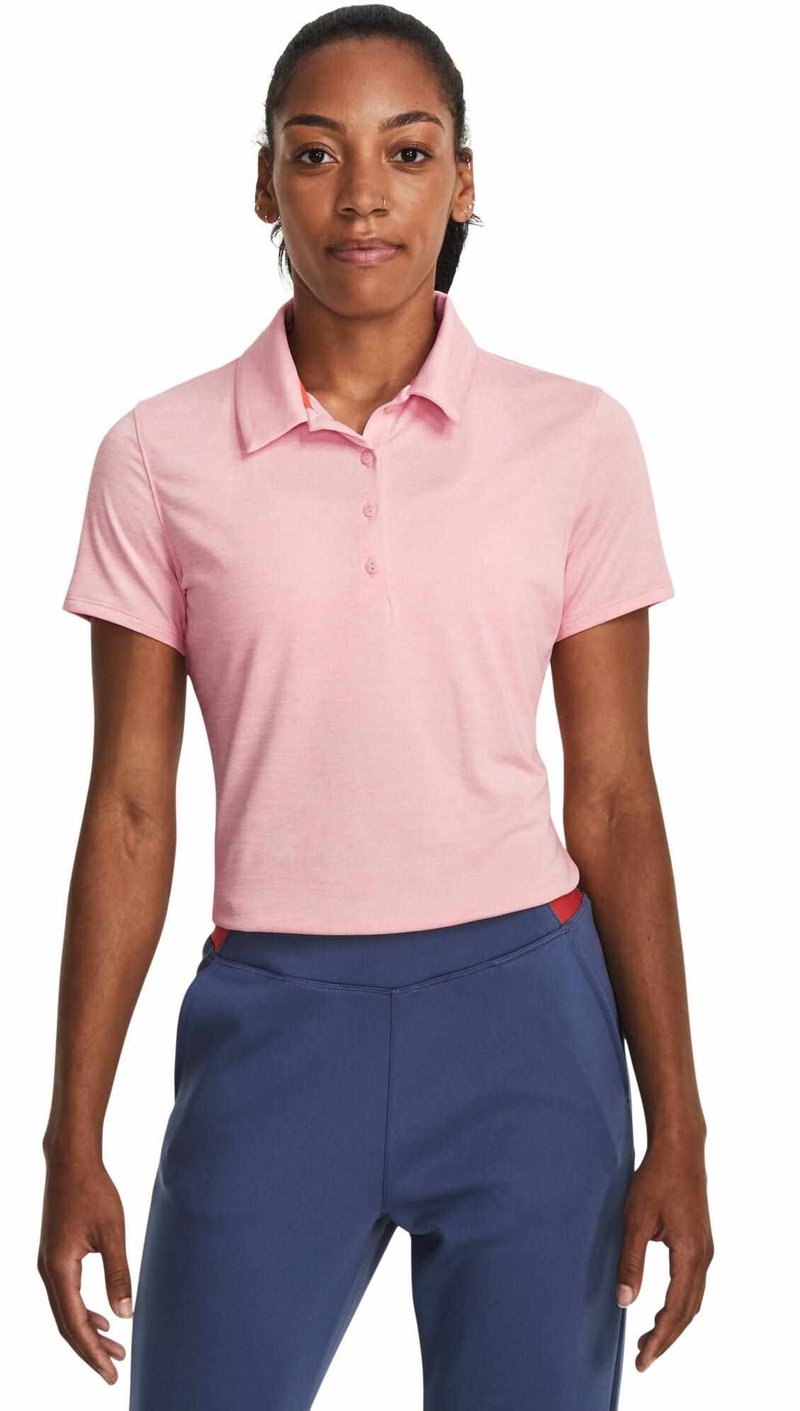 Under Armour Zinger Playoff dámske polo, pink fizz