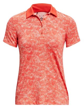Under Armour Playoff dámske polo, venom red/beta