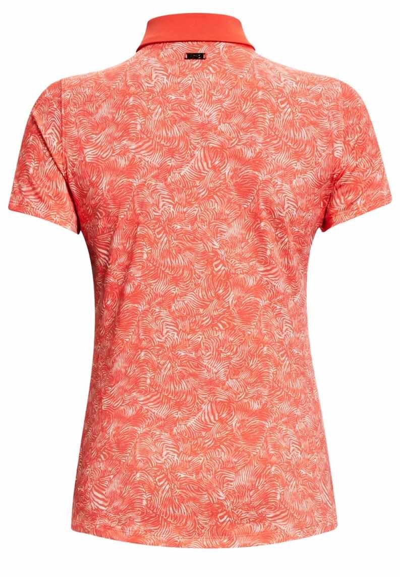 Under Armour Playoff dámske polo, venom red/beta