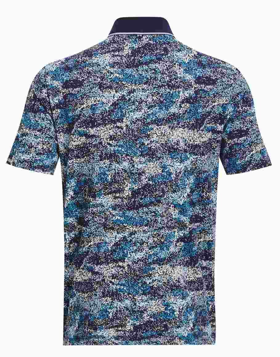 Under Armour Iso-Chill Edge pánske polo, midnight navy/blizzard