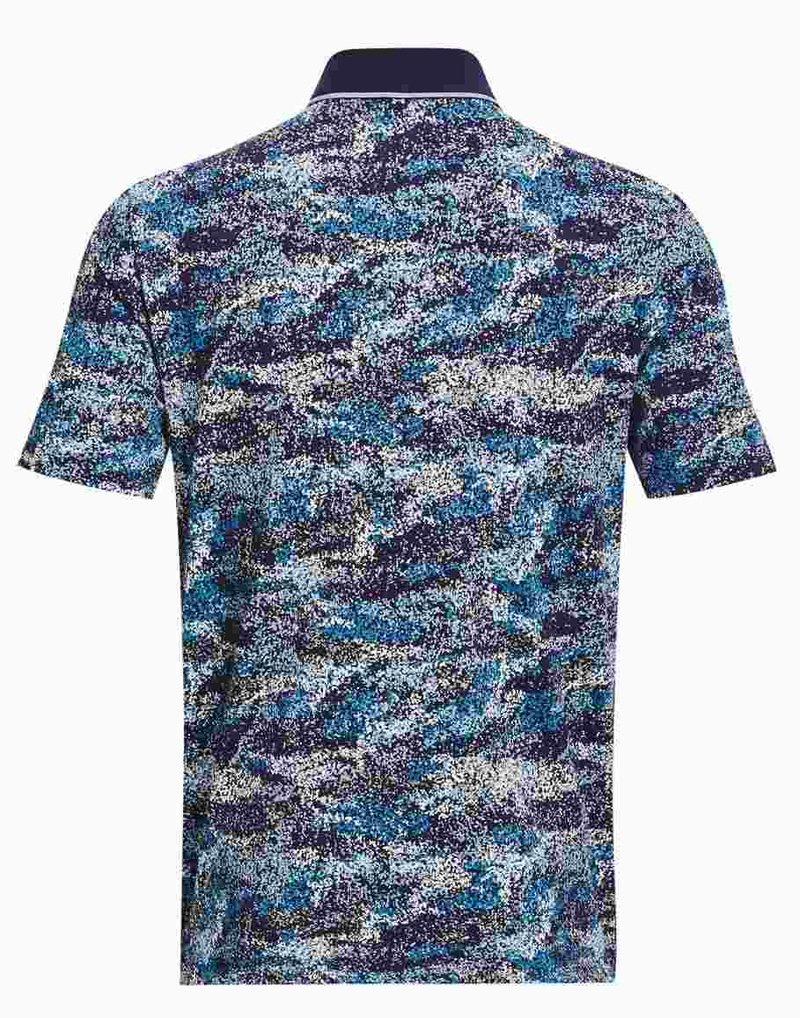 Under Armour Iso-Chill Edge pánske polo, midnight navy/blizzard