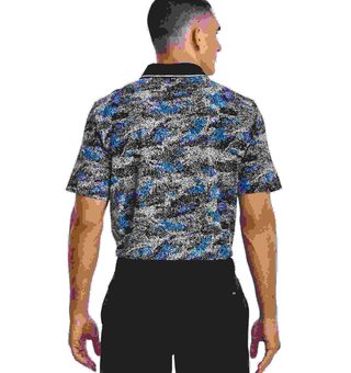 Under Armour Iso-Chill Edge pánske polo, midnight navy/blizzard