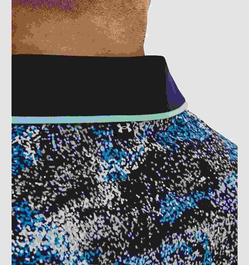 Under Armour Iso-Chill Edge pánske polo, midnight navy/blizzard
