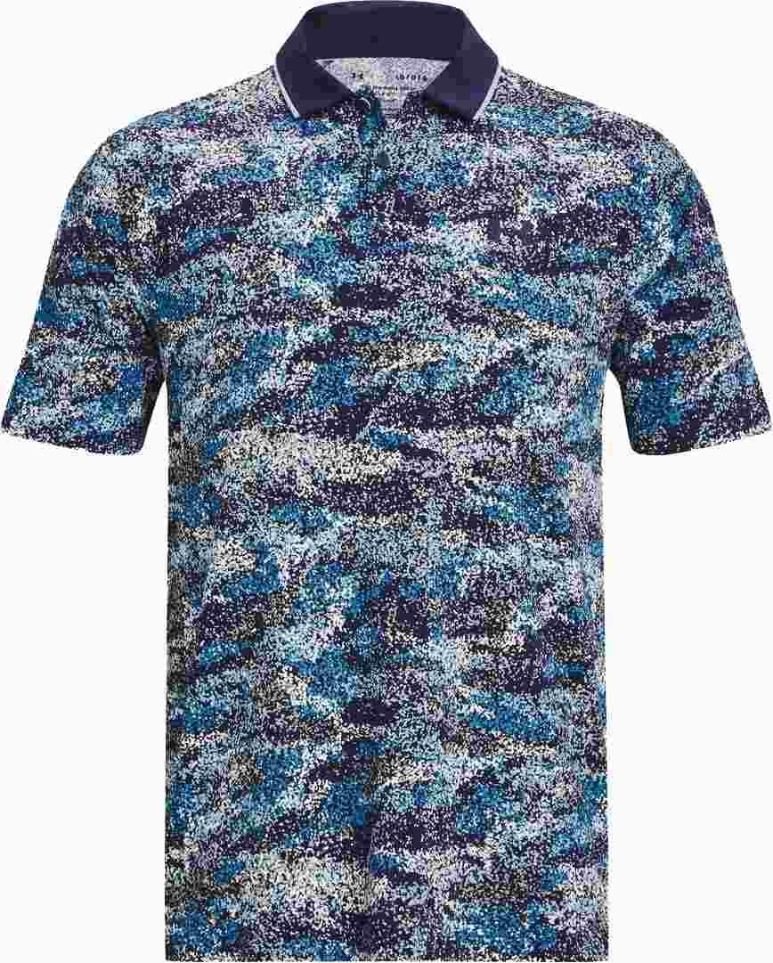Under Armour Iso-Chill Edge pánske polo, midnight navy/blizzard