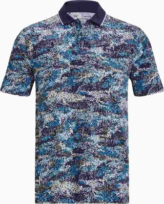 Under Armour Iso-Chill Edge pánske polo, midnight navy/blizzard