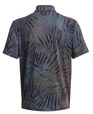 Under Armour Playoff 3.0 Printed pánske polo, black/fizz pink