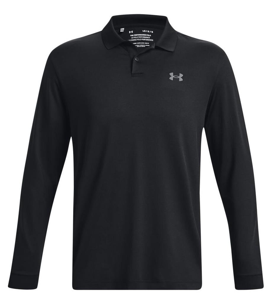Under Armour Performance 3.0 pánske tričko s dlhým rukávom, čierne