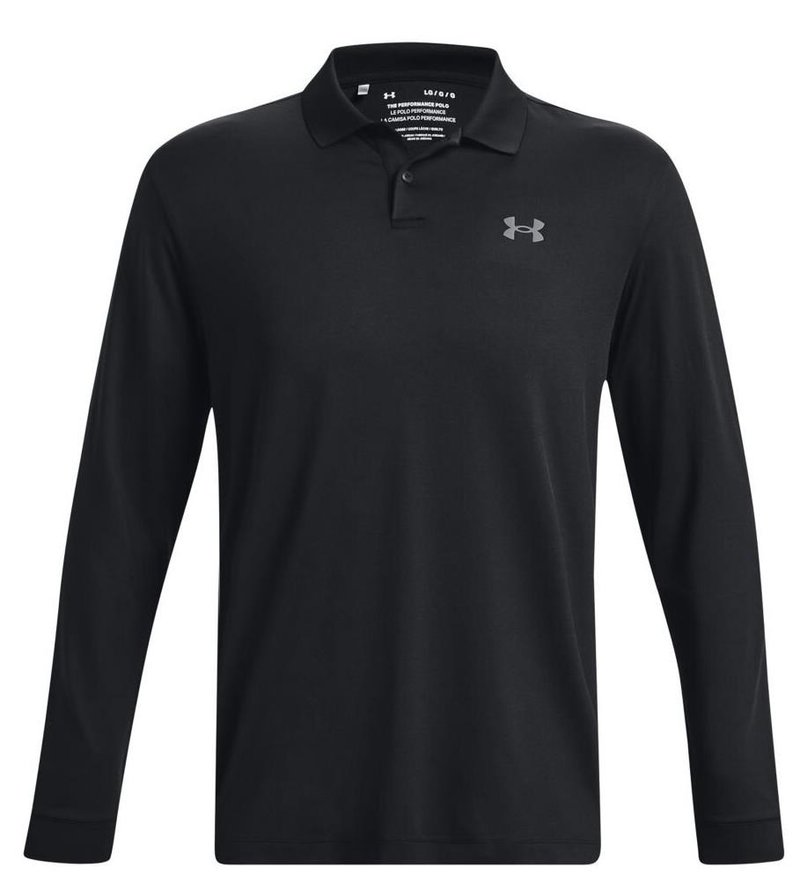 Under Armour Performance 3.0 pánske tričko s dlhým rukávom, čierne