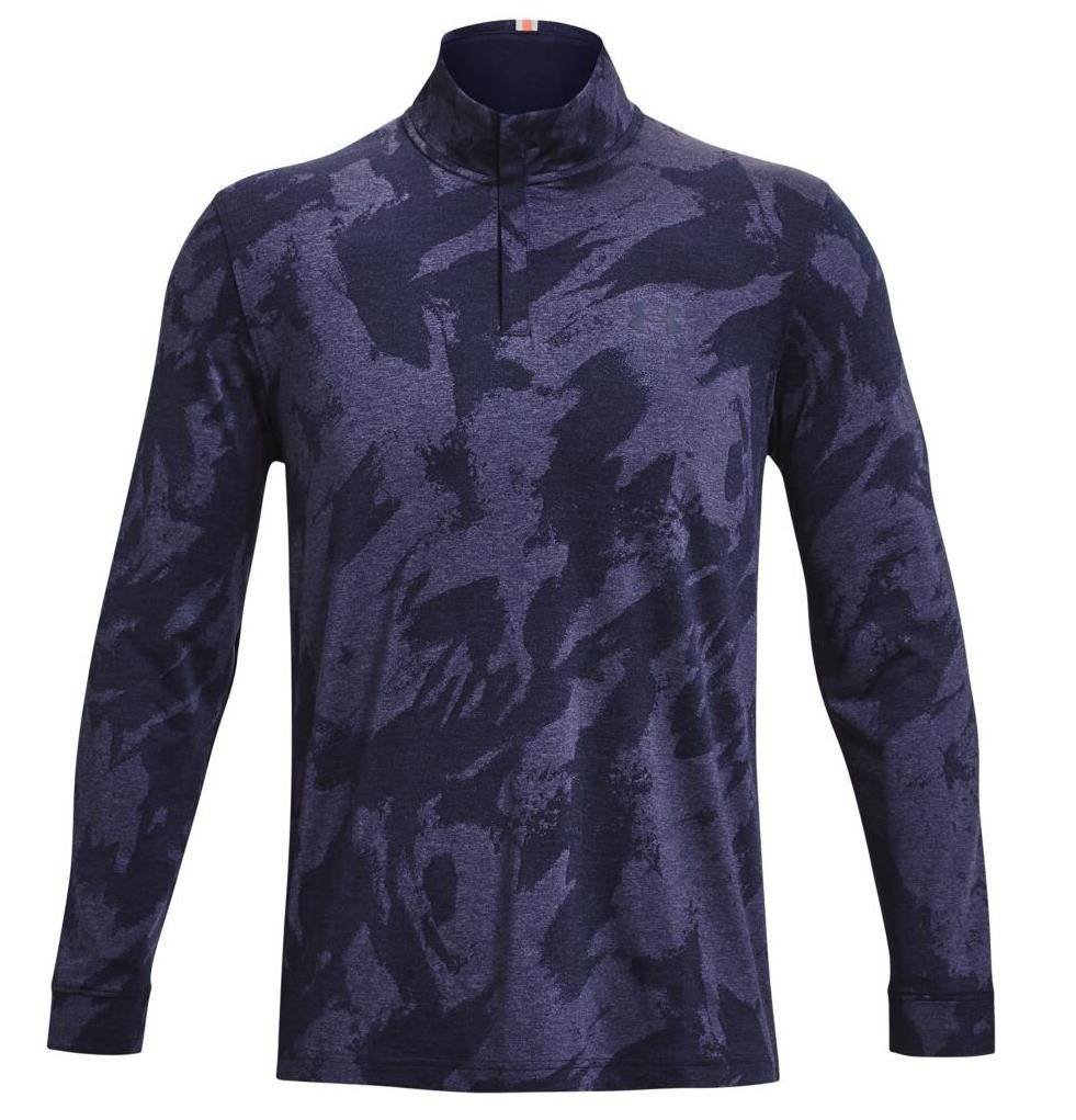 Under Armour Playoff Jacquard 1/4 Zip pánska mikina, navy