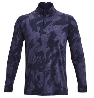 Under Armour Playoff Jacquard 1/4 Zip pánska mikina, navy