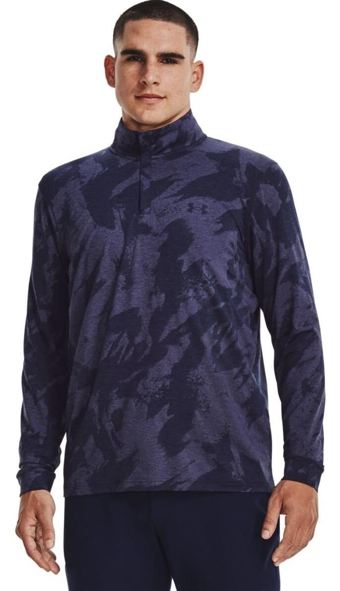 Under Armour Playoff Jacquard 1/4 Zip pánska mikina, navy