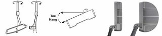 U.S. Kids Golf TS5-66 (167+cm) W5 junior putter, oceľ, 33"