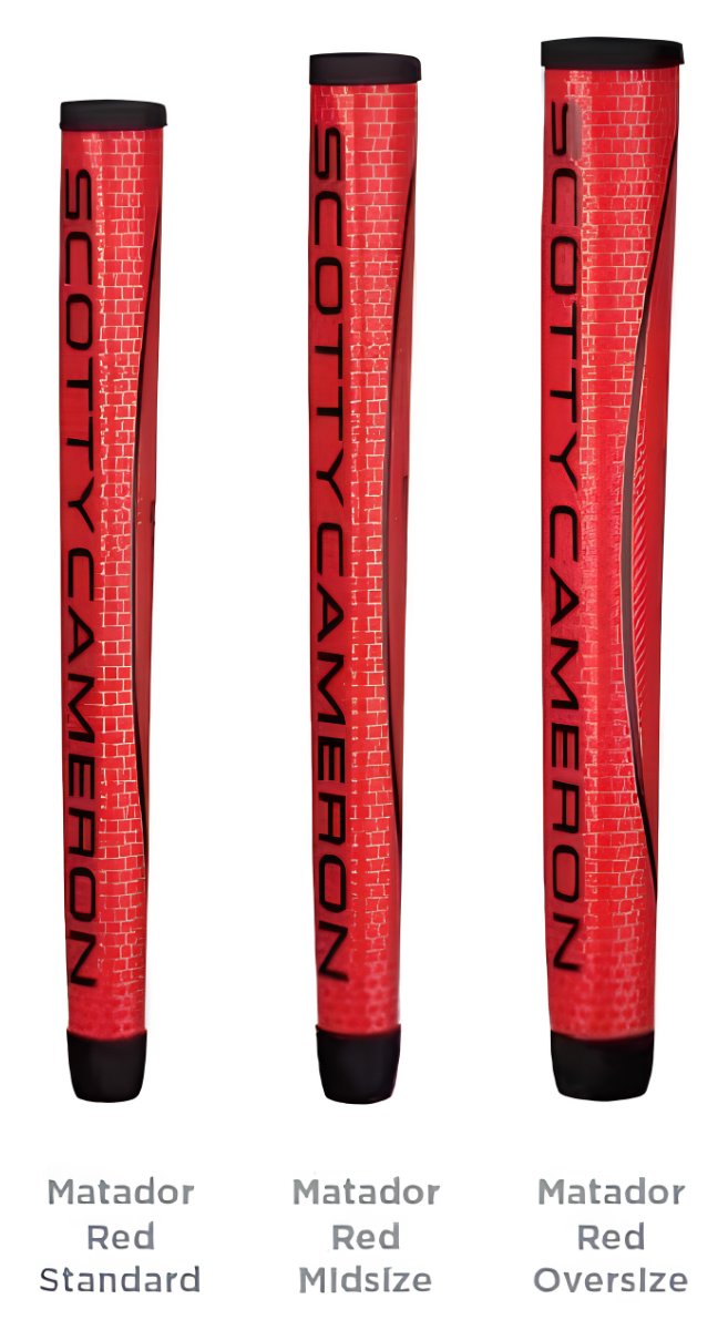 Scotty Cameron Matador putter grip, čierno/červený, midsize