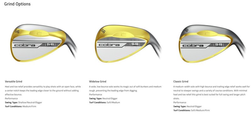 Cobra SNAKEBITE Silver Versatile pánsky wedge, oceľ