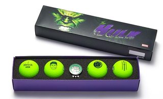 Volvik VIVID MARVEL HULK golfové loptičky, zelené