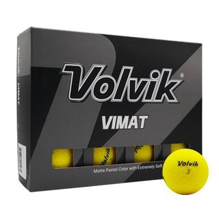 Volvik VIMAT golfové loptičky, matne žlté
