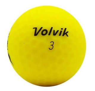 Volvik VIMAT golfové loptičky, matne žlté