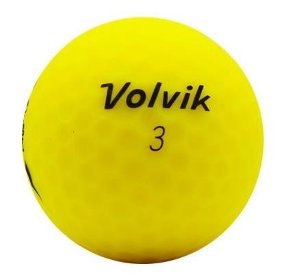 Volvik VIMAT golfové loptičky, matne žlté