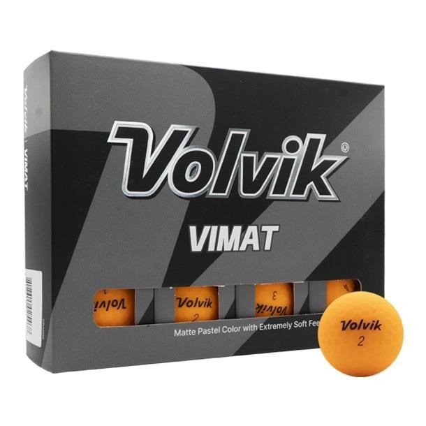 Volvik VIMAT golfové loptičky, oranžové