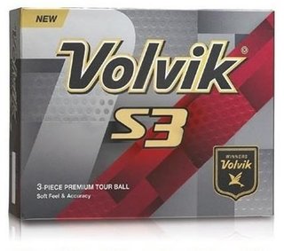 Volvik S3 golfové loptičky, oranžové