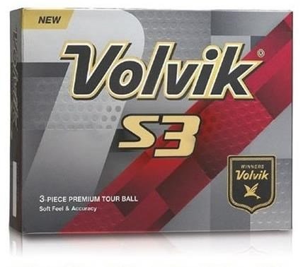 Volvik S3 golfové loptičky, oranžové