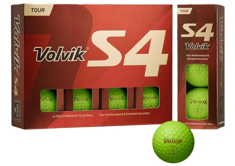Volvik S4 golfové loptičky, zelené