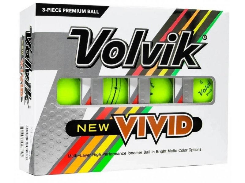 Volvik VIVID golfové loptičky, zelené