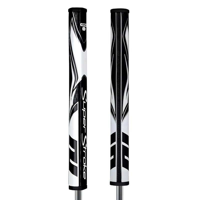 Super Stroke SuperStroke Zenergy Flatso 1.0 putter grip, black/white