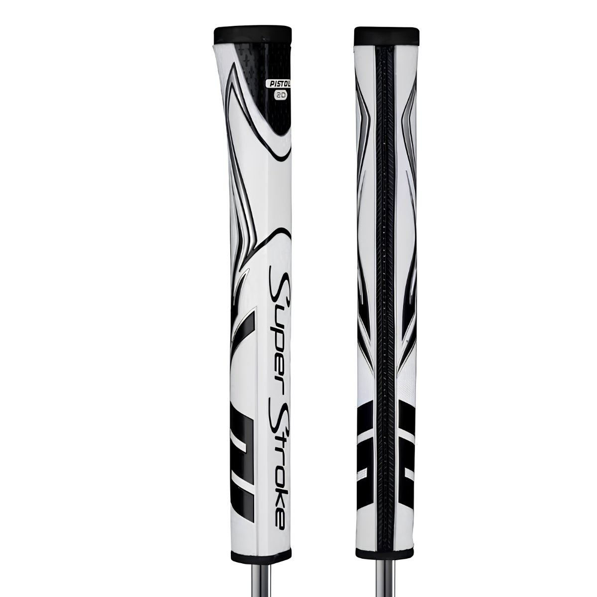 SuperStroke Zenergy Pistol GT 2.0 putter grip, biela/čierna