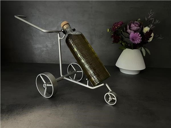 JuCad miniature trolley – wine bottle holder