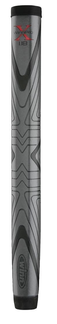 Winn Excel WinnProX 1.18" putter grip, šedý