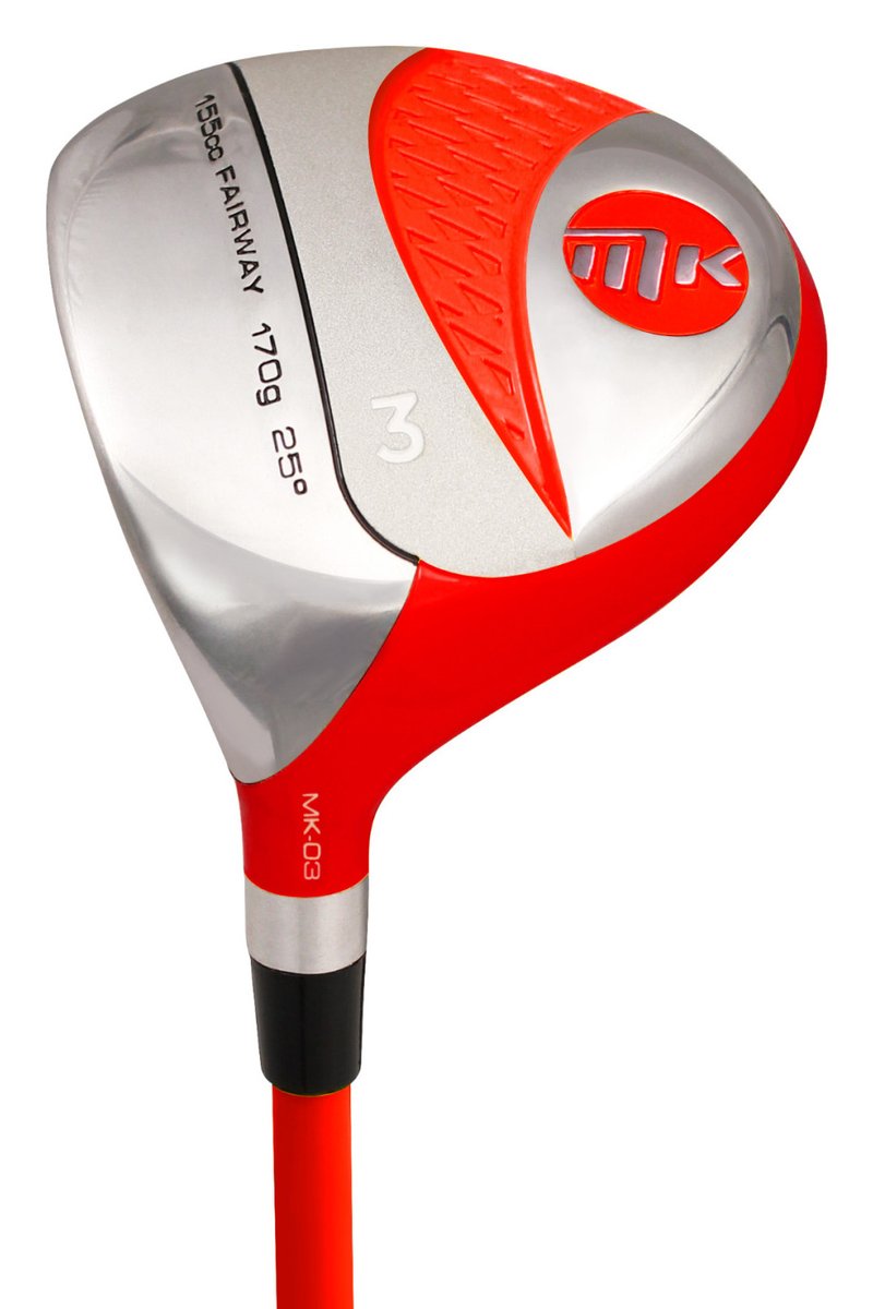 MKids Lite Junior Fairway wood (25°) 53" Red (135cm/7-9Y) juniorské dřevo