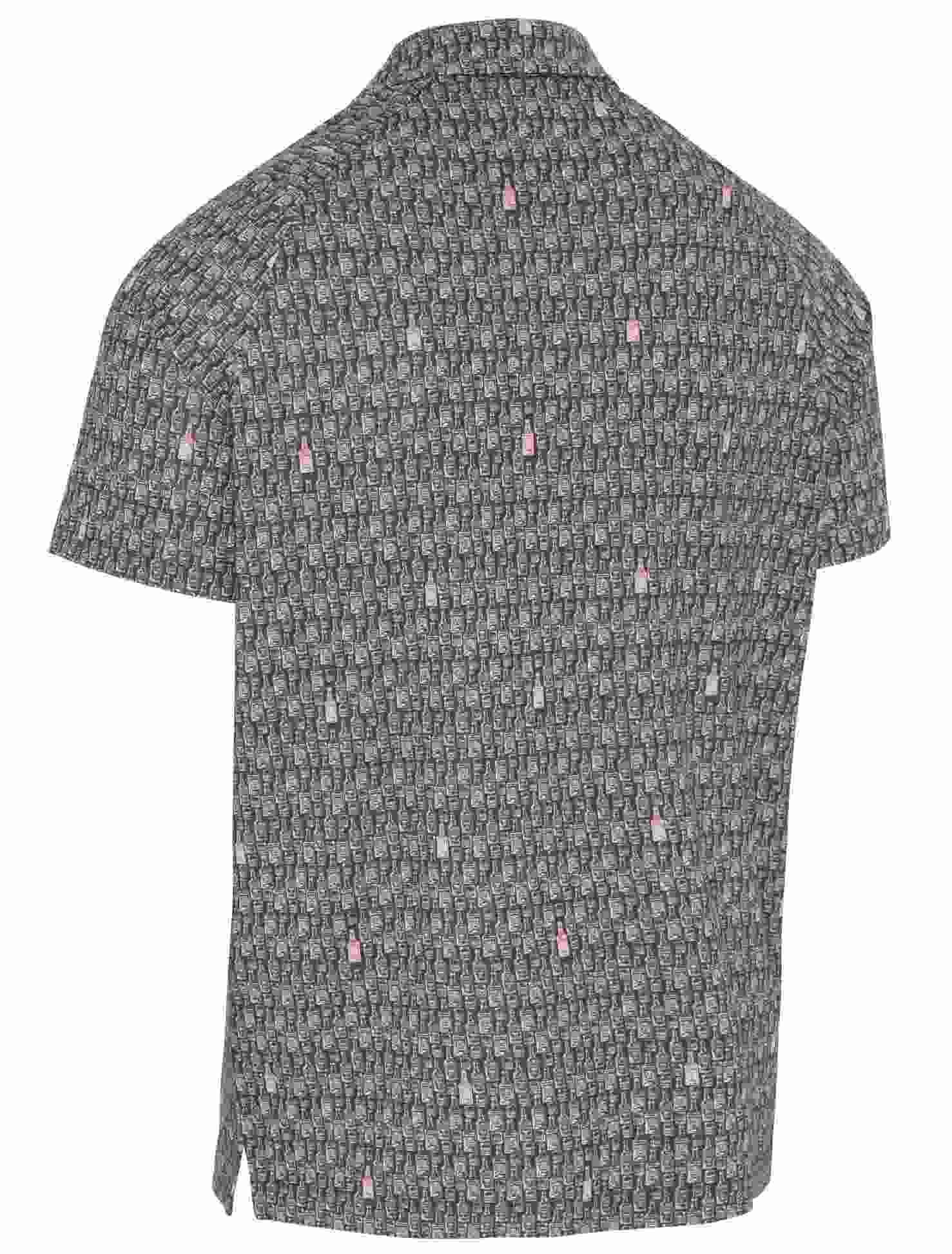 Callaway All-Over Scotch Novelty Print pánske polo, asphalt