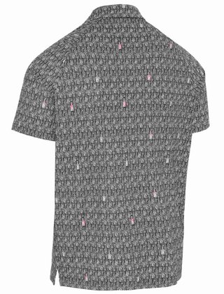 Callaway All-Over Scotch Novelty Print pánske polo, asphalt