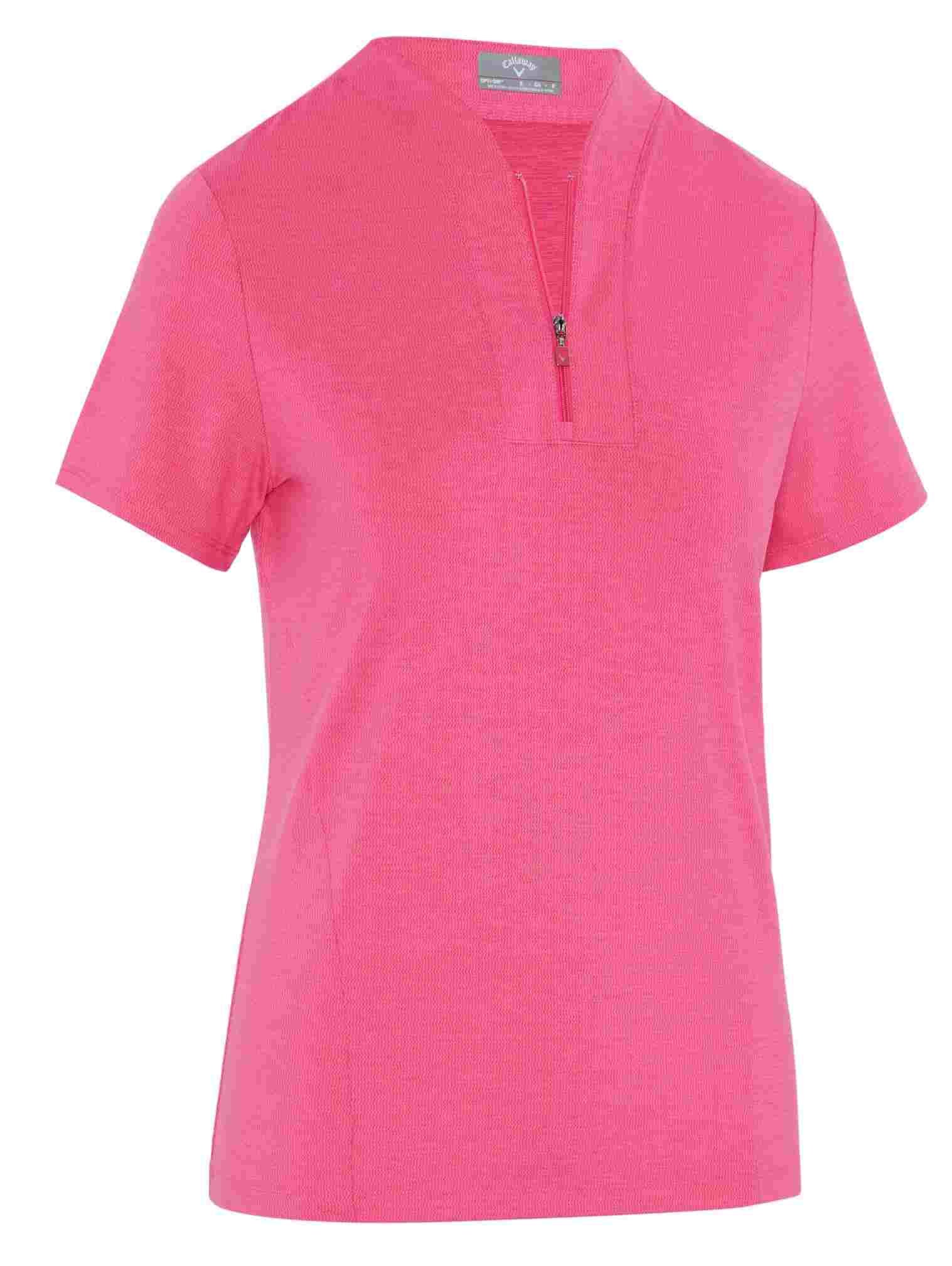 Callaway Tonal Heather dámske polo, pink peacock