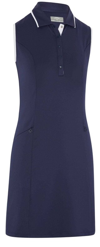 Callaway Sleeveless dámske golfové šaty, peacoat