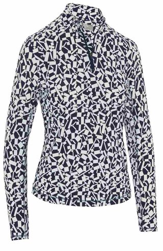 Callaway Two Tone Geo dámska mikina, peacoat
